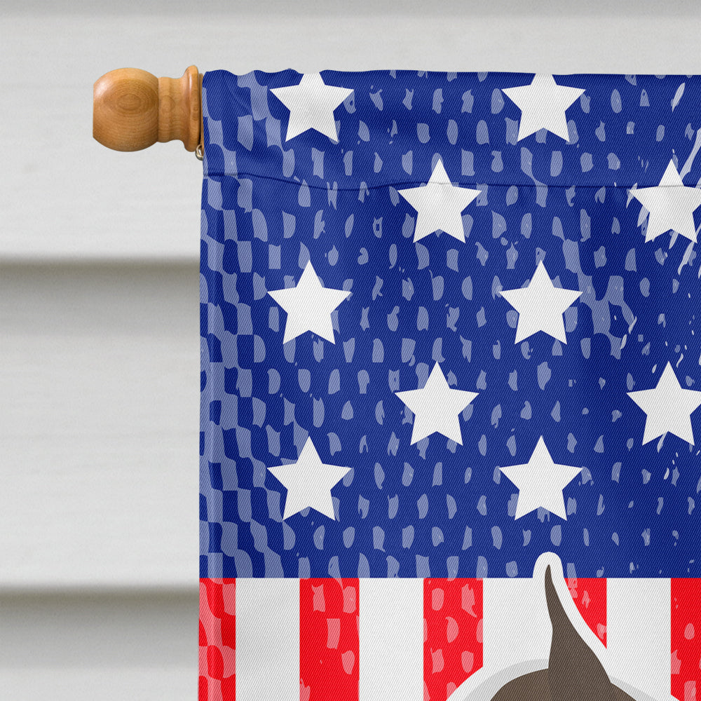 USA Patriotic Boston Terrier Flag Canvas House Size BB3344CHF  the-store.com.