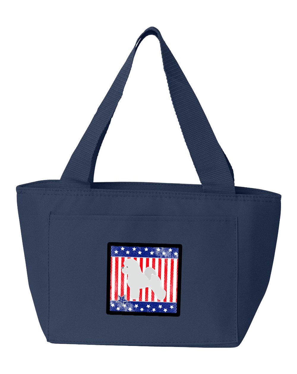 USA Patriotic Bichon Frise Lunch Bag BB3345NA-8808 by Caroline&#39;s Treasures