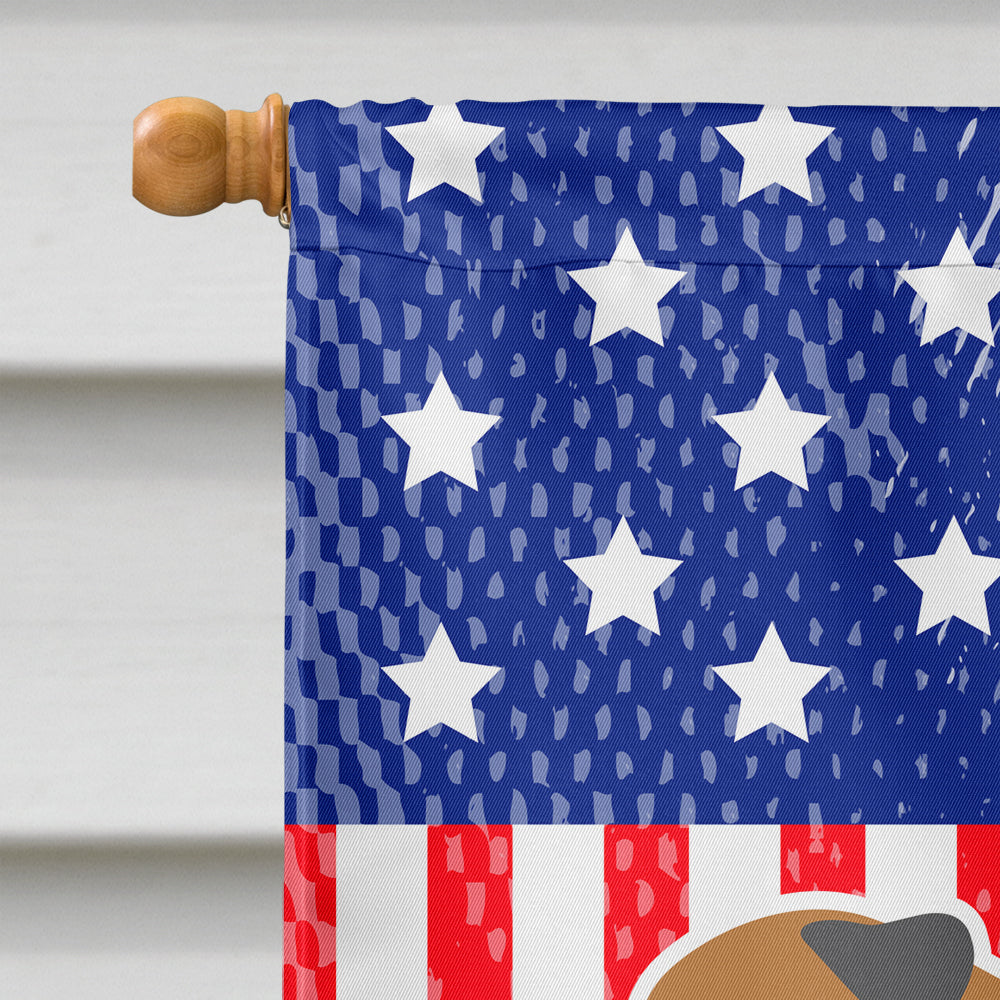 USA Patriotic Pug Flag Canvas House Size BB3347CHF