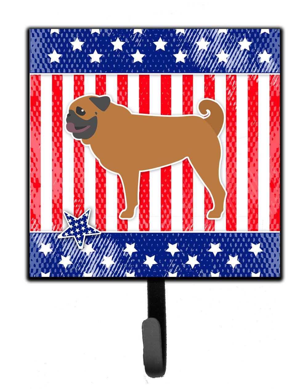 USA Patriotic Pug Leash or Key Holder BB3347SH4 by Caroline&#39;s Treasures