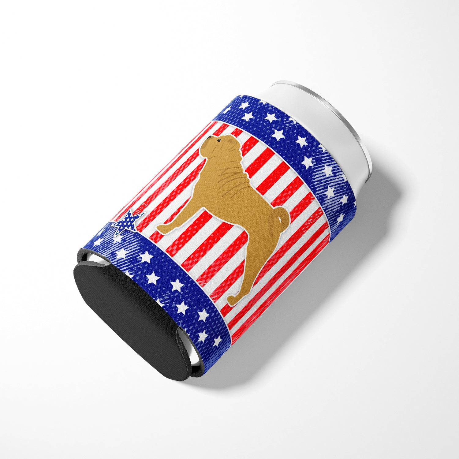 USA Patriotic Shar Pei Can ou Bottle Hugger BB3352CC