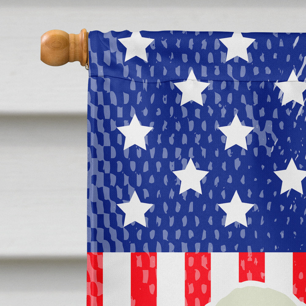 USA Patriotic Komondor Flag Canvas House Size BB3355CHF