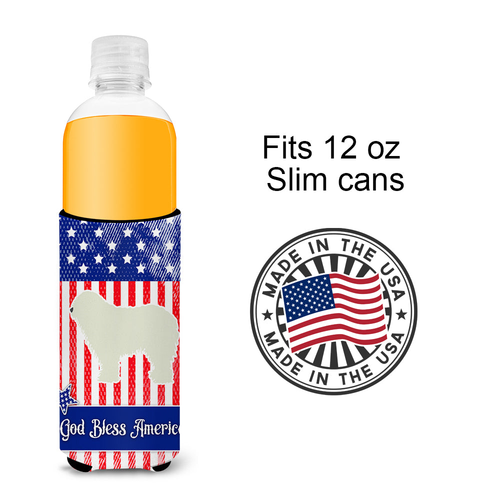 USA Patriotic Komondor  Ultra Hugger for slim cans BB3355MUK  the-store.com.