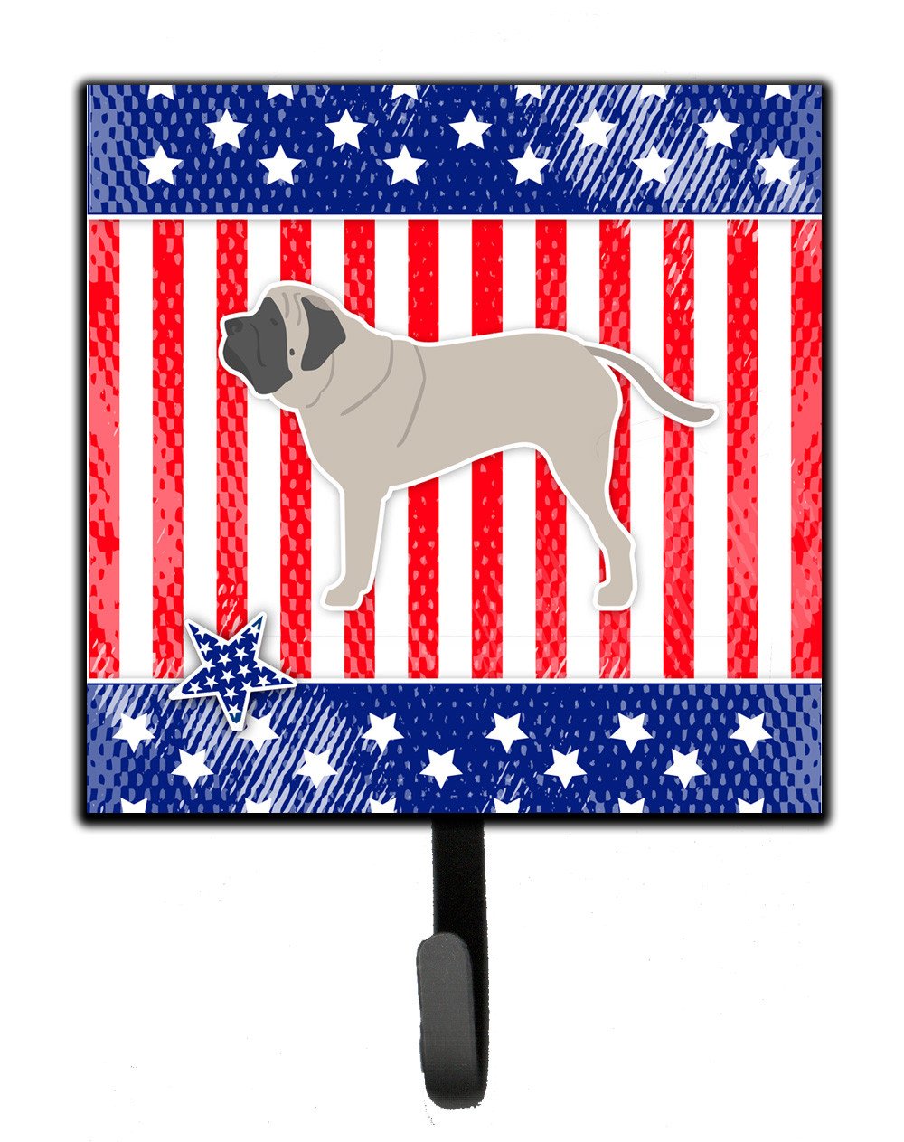 USA Patriotic English Mastiff Leash or Key Holder BB3356SH4 by Caroline&#39;s Treasures