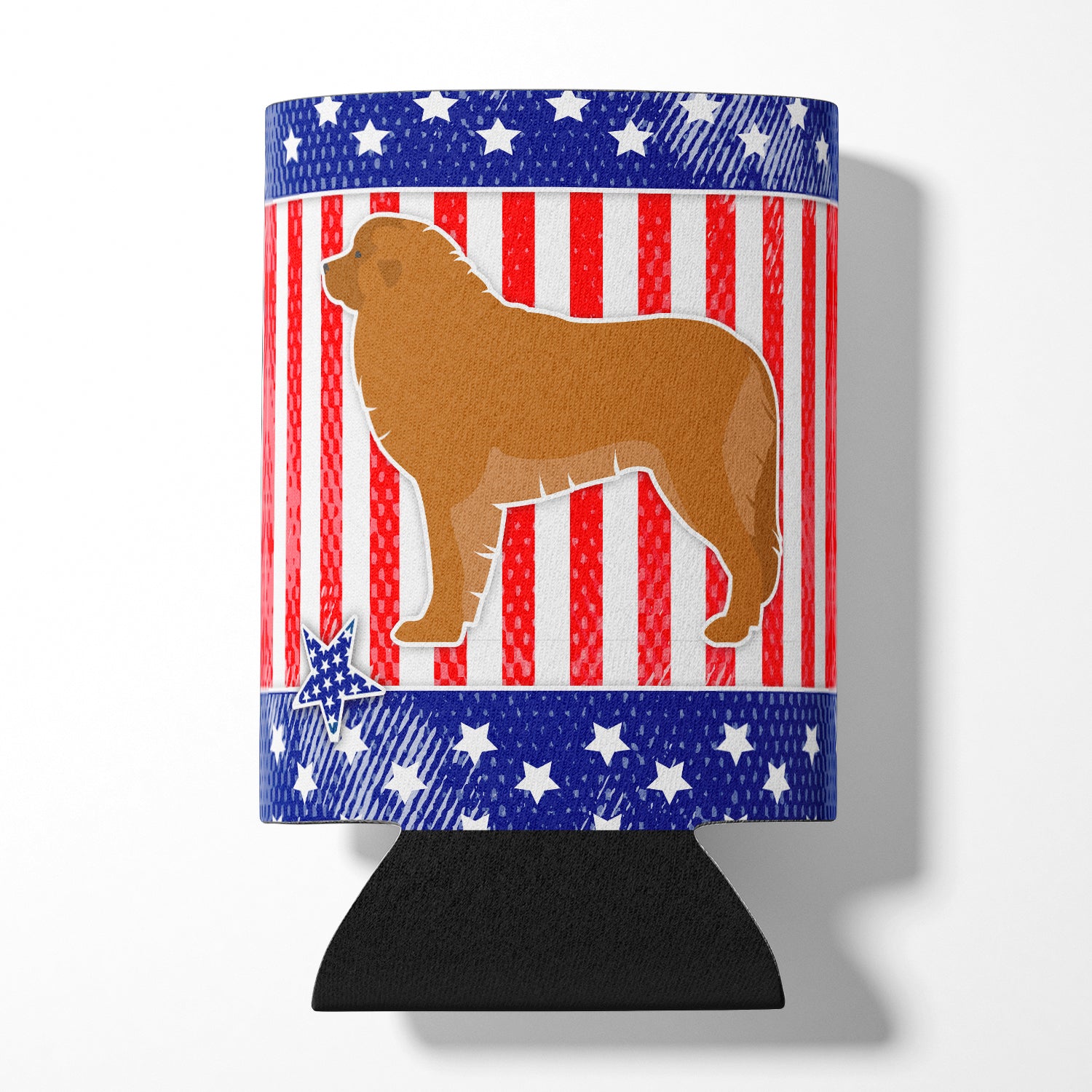 USA Patriotic Leonberger Can or Bottle Hugger BB3358CC  the-store.com.