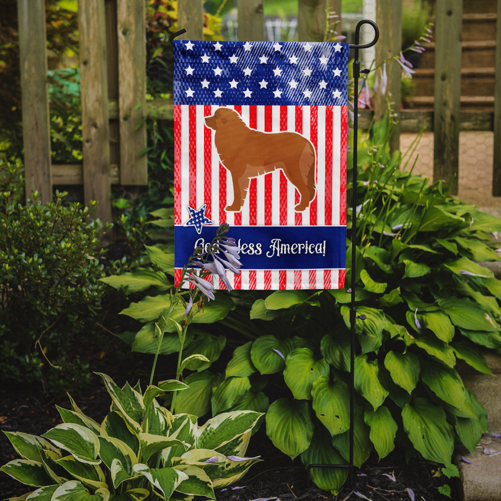 USA Patriotic Leonberger Flag Garden Size BB3358GF
