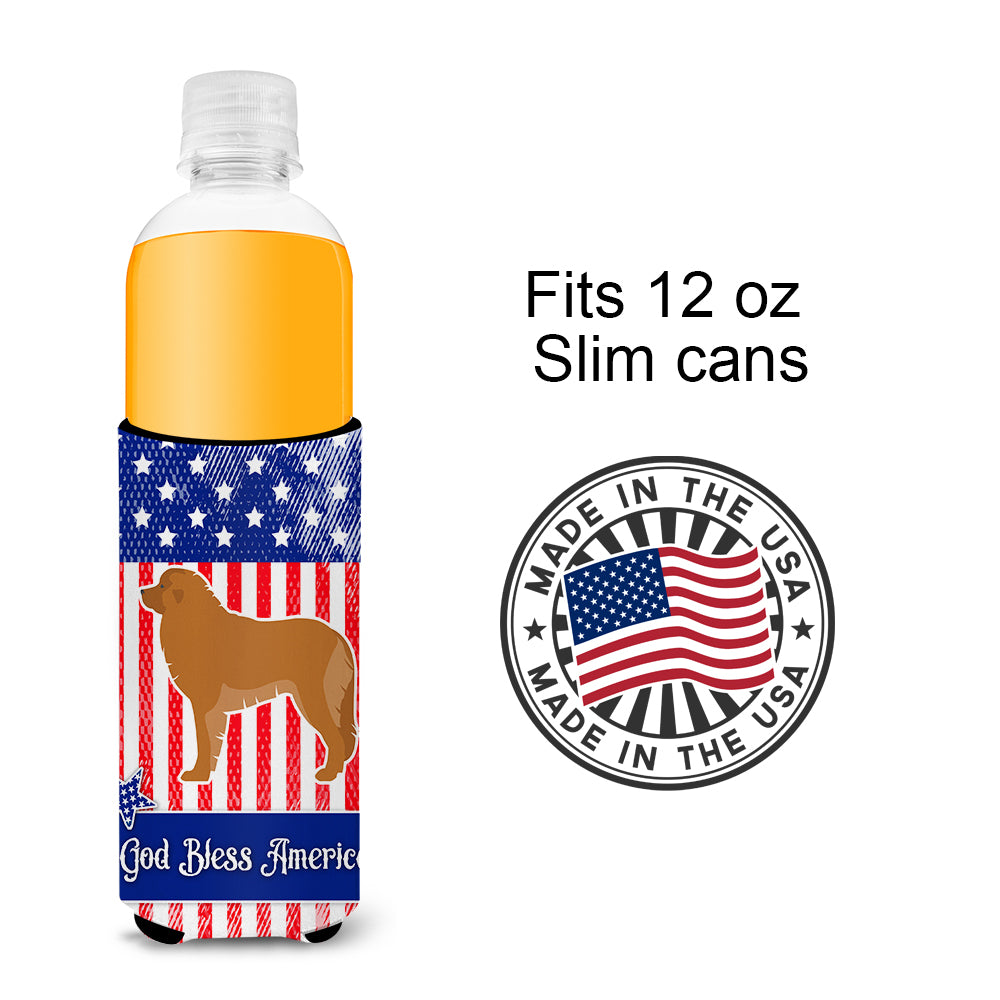 USA Patriotic Leonberger  Ultra Hugger for slim cans BB3358MUK