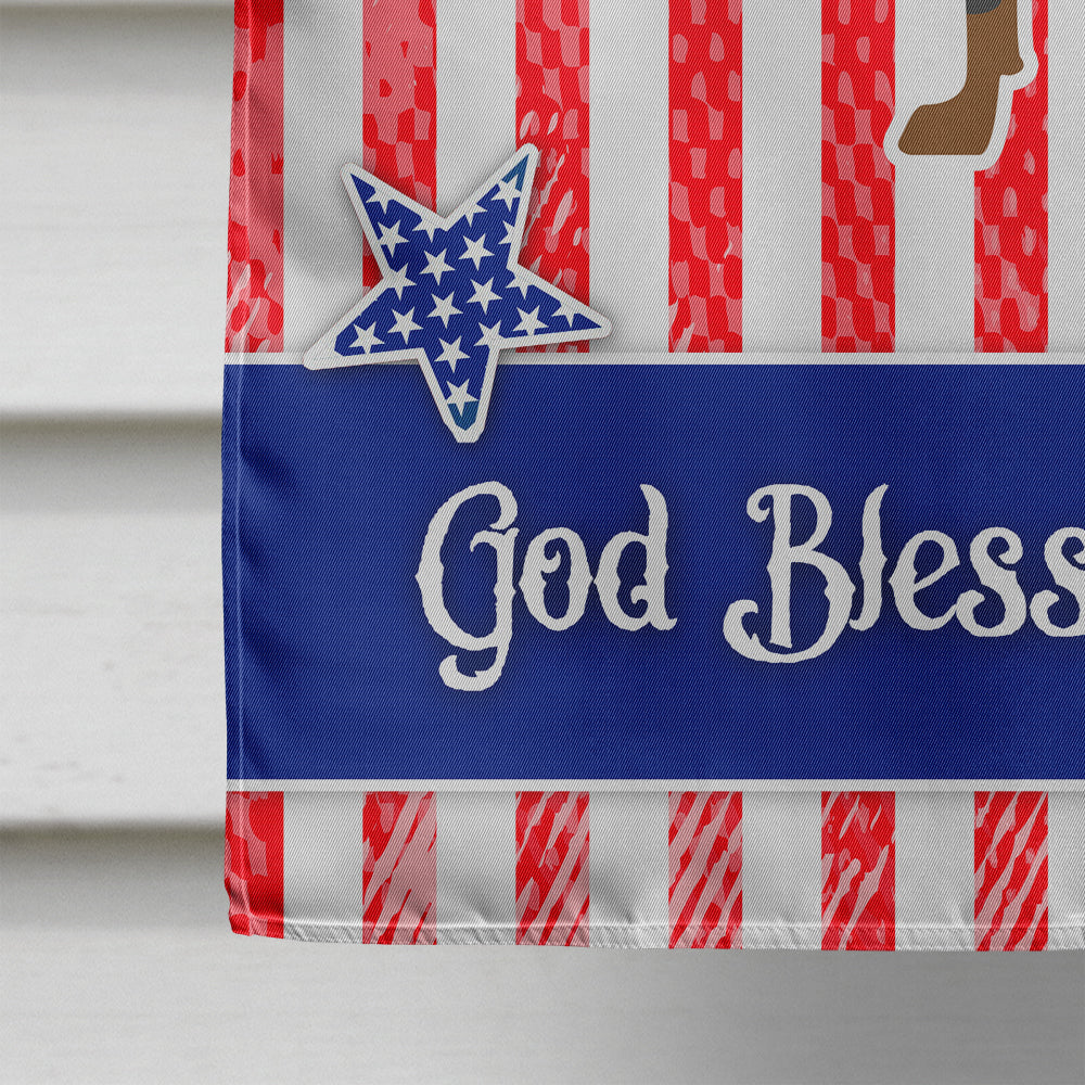 USA Patriotic Doberman Pinscher Flag Canvas House Size BB3360CHF