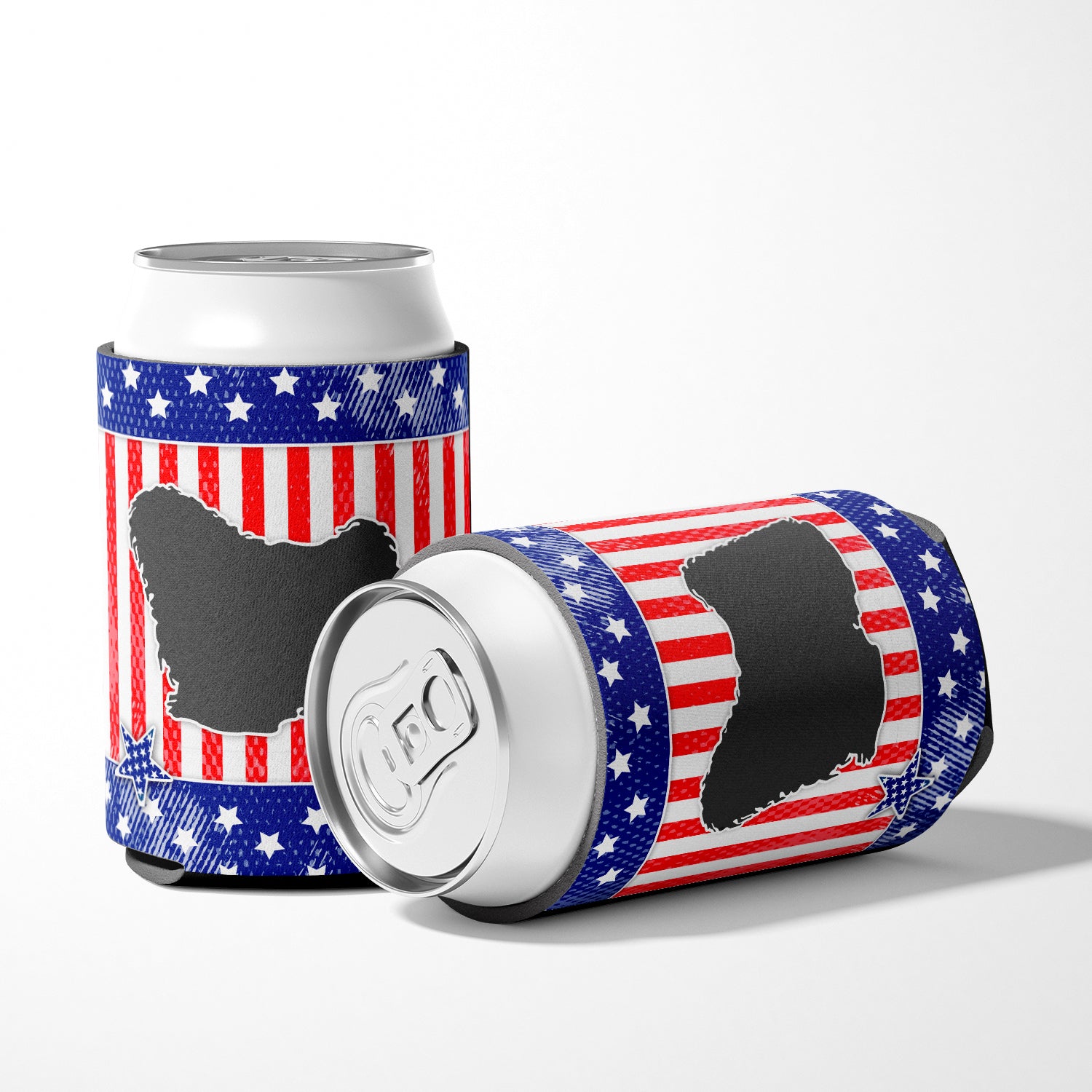 USA Patriotic Puli Can or Bottle Hugger BB3363CC