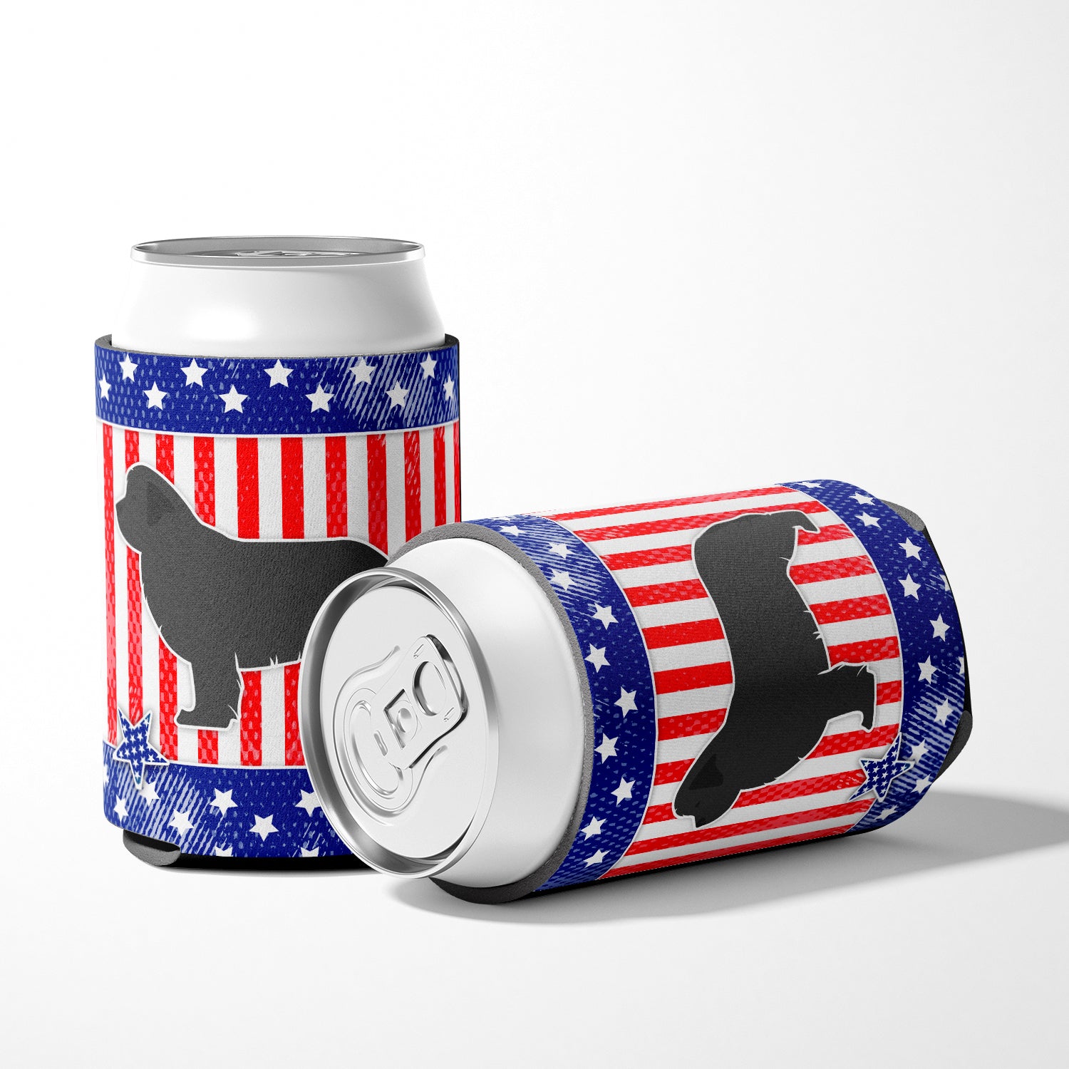 USA Patriotic Terre-Neuve Can ou Bottle Hugger BB3364CC