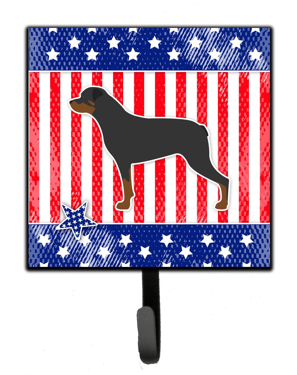 USA Patriotic Rottweiler Leash or Key Holder BB3366SH4 by Caroline&#39;s Treasures