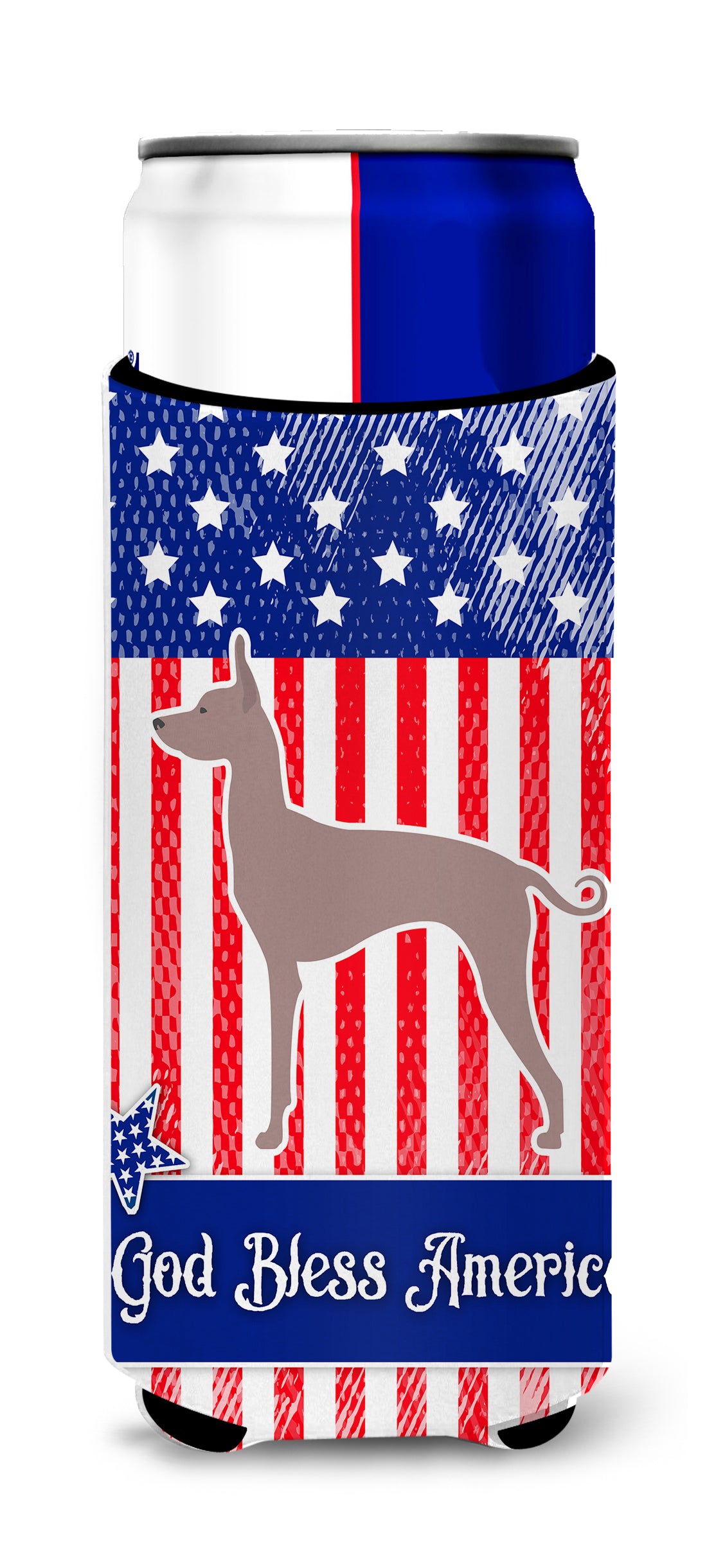 USA Patriotic Dogo Argentino  Ultra Hugger for slim cans BB3367MUK  the-store.com.