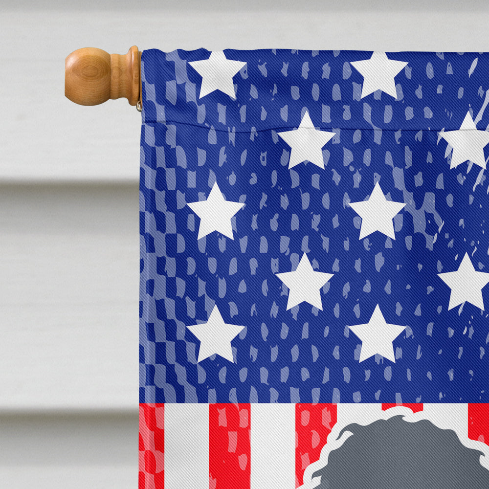 USA Patriotic Portuguese Water Dog Flag Canvas House Size BB3368CHF  the-store.com.