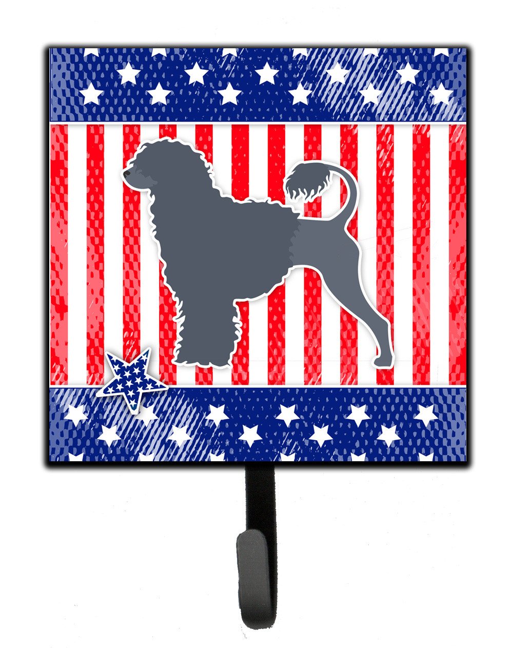 USA Patriotic Portuguese Water Dog Leash or Key Holder BB3368SH4 by Caroline&#39;s Treasures