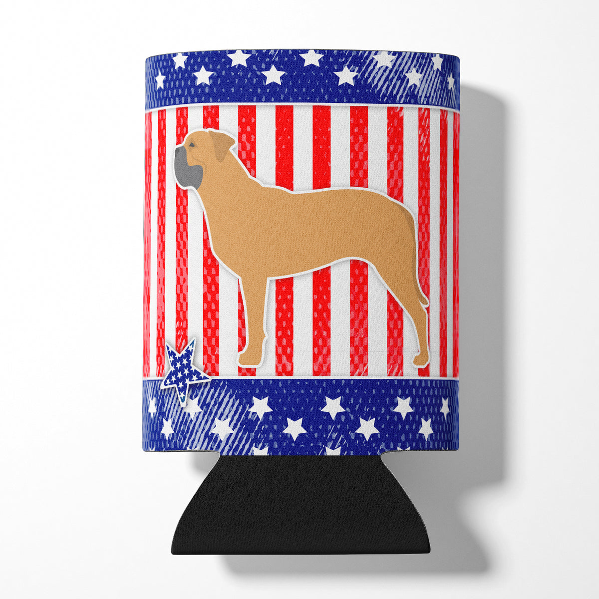USA Patriotic Bullmastiff Can or Bottle Hugger BB3371CC