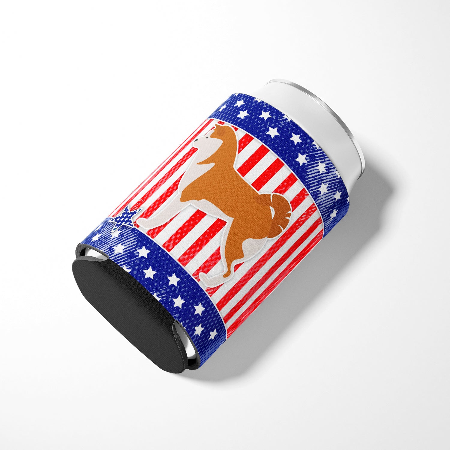 USA Patriotic Akita Can ou Bottle Hugger BB3372CC