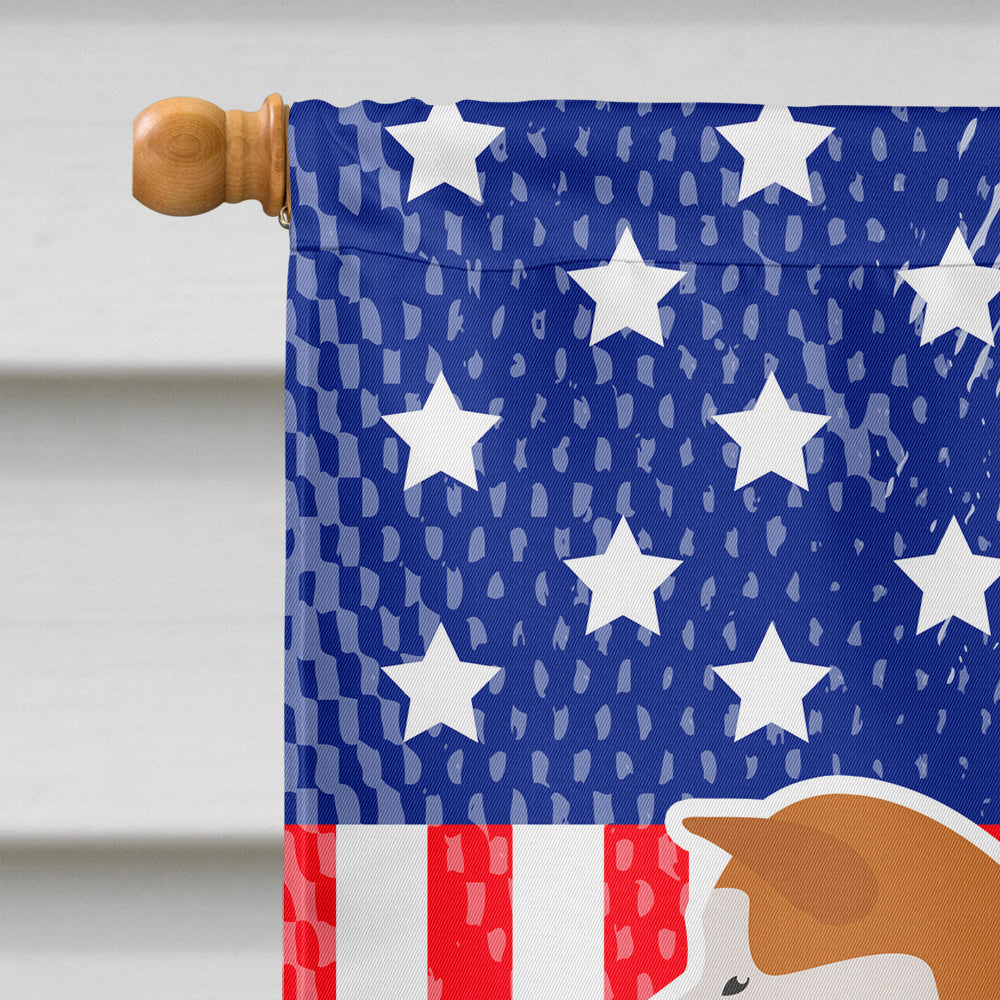 USA Patriotic Akita Flag Canvas House Size BB3372CHF