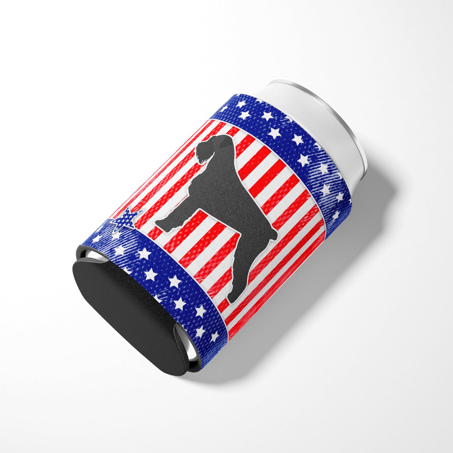 USA Patriotic Giant Schnauzer Can ou Bottle Hugger BB3373CC
