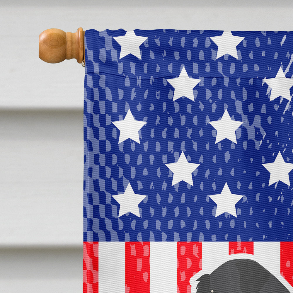 USA Patriotic Giant Schnauzer Flag Canvas House Size BB3373CHF