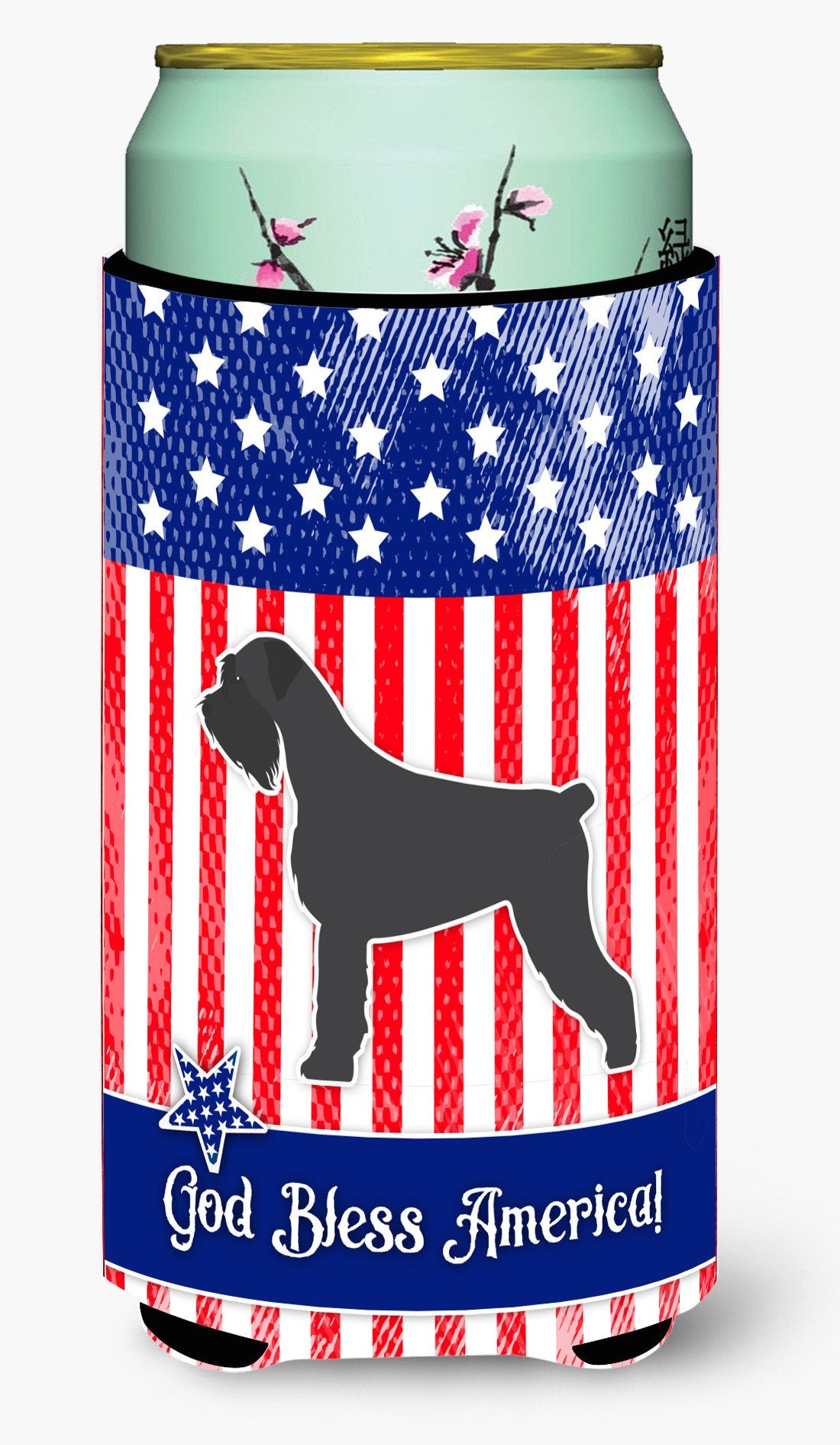 USA Patriotic Giant Schnauzer Tall Boy Beverage Insulator Hugger BB3373TBC by Caroline&#39;s Treasures