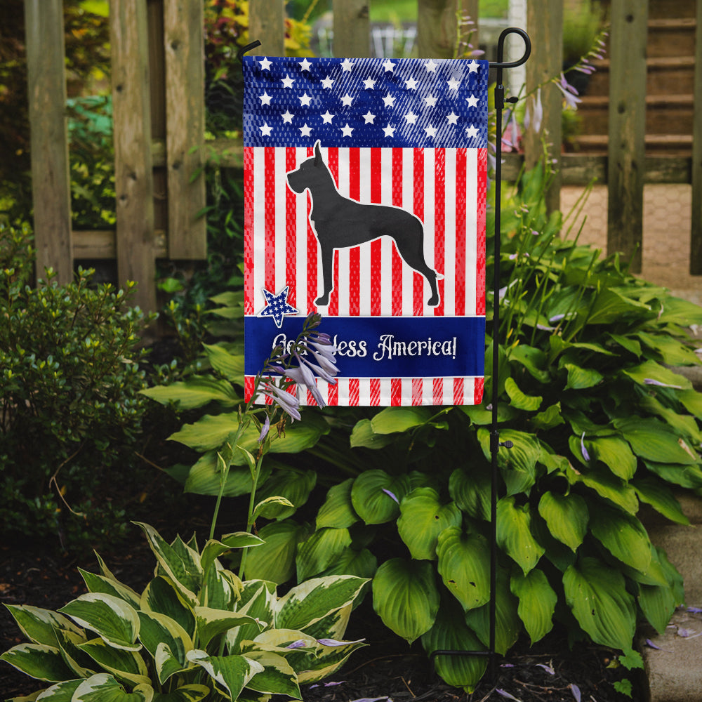 USA Patriotic Great Dane Flag Garden Size BB3375GF