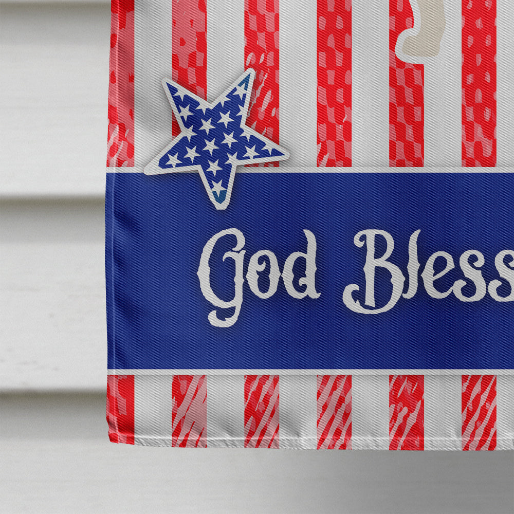 USA Patriotic Bull Terrier Flag Canvas House Size BB3378CHF