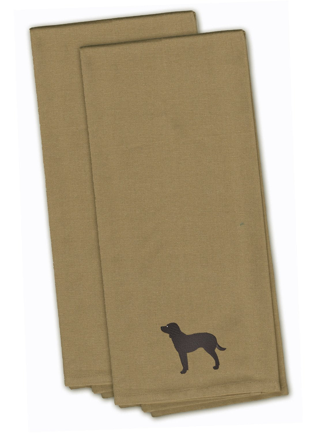 American Water Spaniel Tan Embroidered Kitchen Towel Set of 2 BB3401TNTWE by Caroline&#39;s Treasures