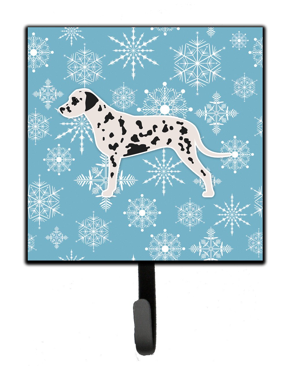 Winter Snowflake Dalmatian Leash or Key Holder BB3483SH4 by Caroline's Treasures