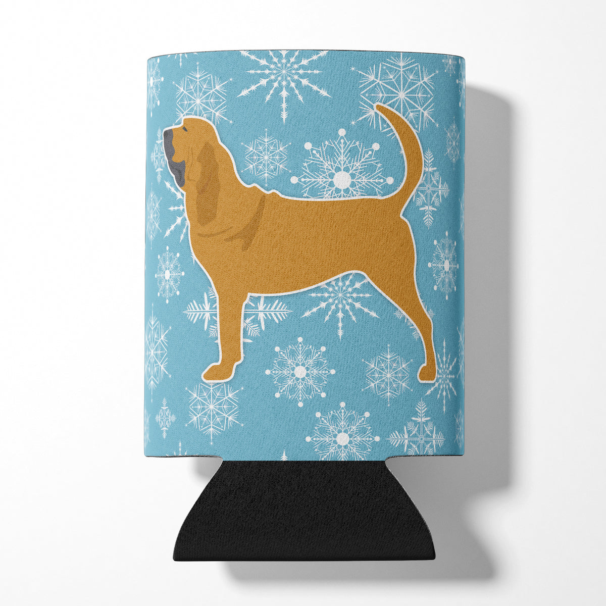 Winter Snowflake Bloodhound Can or Bottle Hugger BB3484CC  the-store.com.