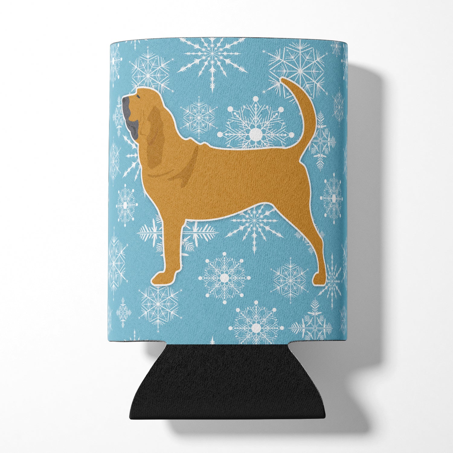 Winter Snowflake Bloodhound Can or Bottle Hugger BB3484CC  the-store.com.