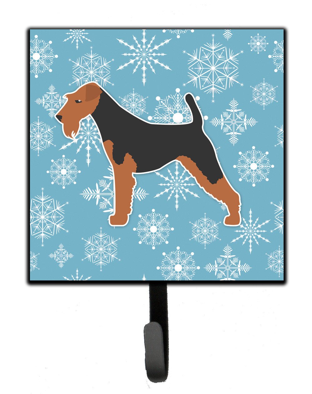 Winter Snowflake Welsh Terrier Leash or Key Holder BB3485SH4 by Caroline&#39;s Treasures