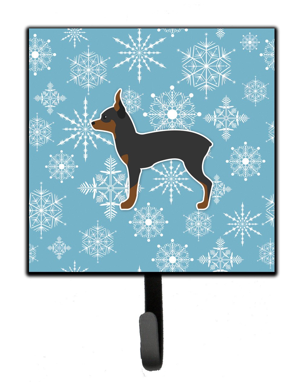 Winter Snowflake Toy Fox Terrier Leash or Key Holder BB3487SH4 by Caroline&#39;s Treasures