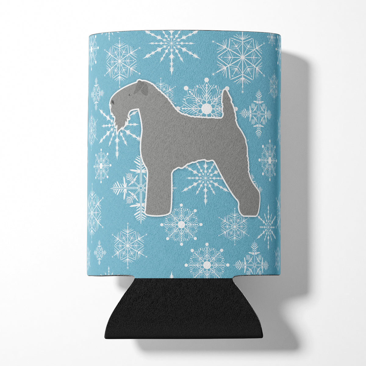 Winter Snowflake Kerry Blue Terrier Can or Bottle Hugger BB3492CC  the-store.com.