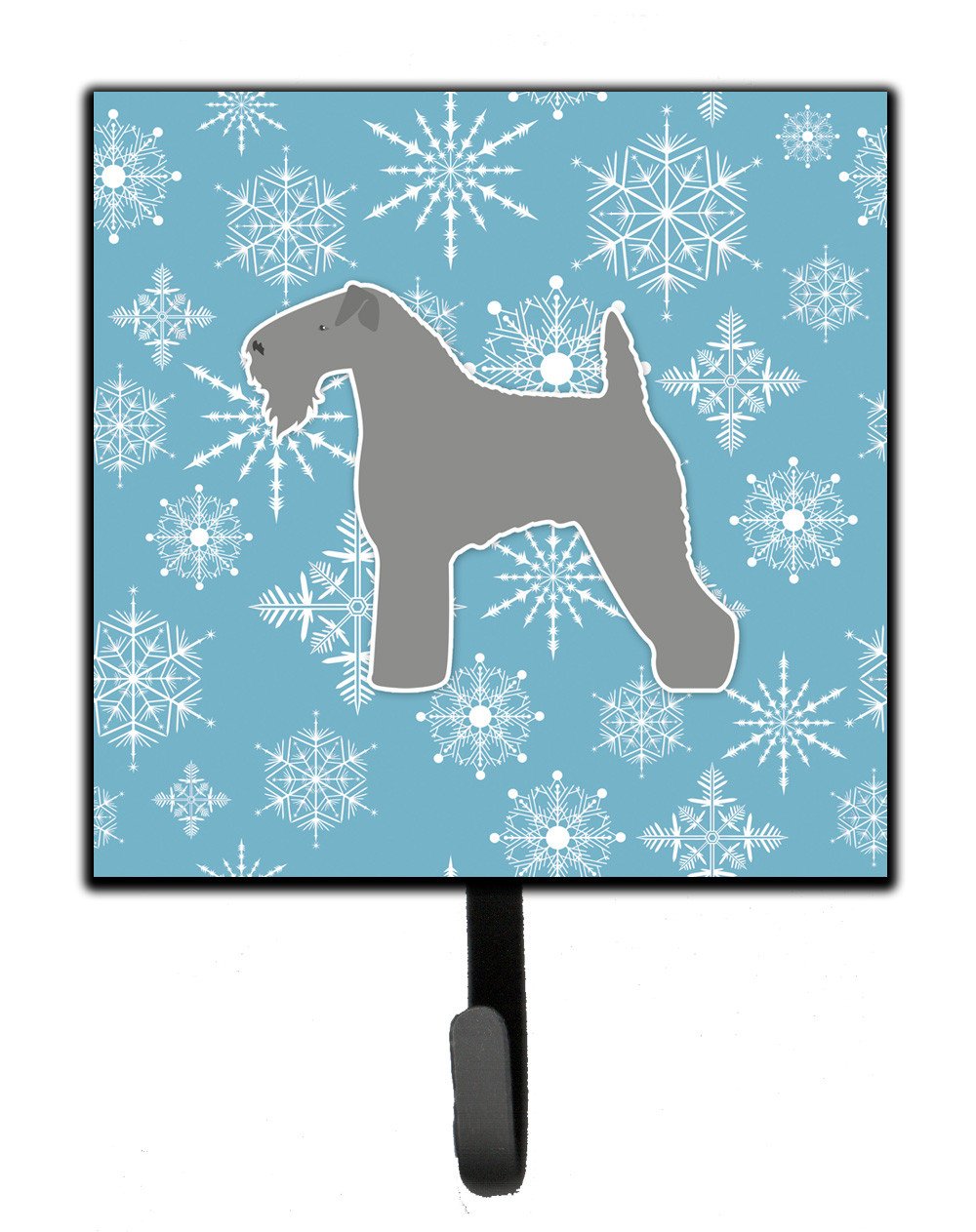 Winter Snowflake Kerry Blue Terrier Leash or Key Holder BB3492SH4 by Caroline&#39;s Treasures