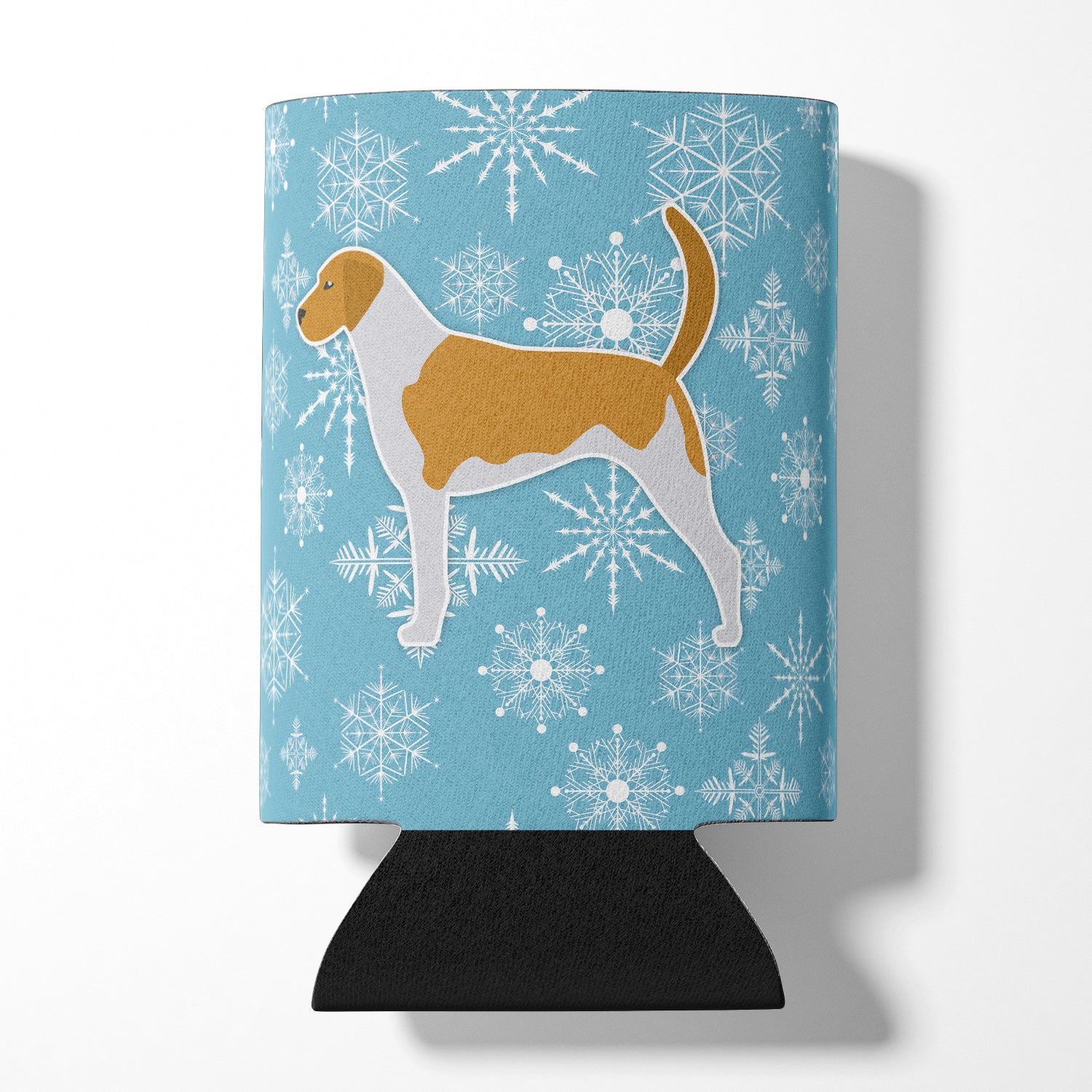 Winter Snowflake American Foxhound Porte-cannette ou porte-bouteille BB3498CC