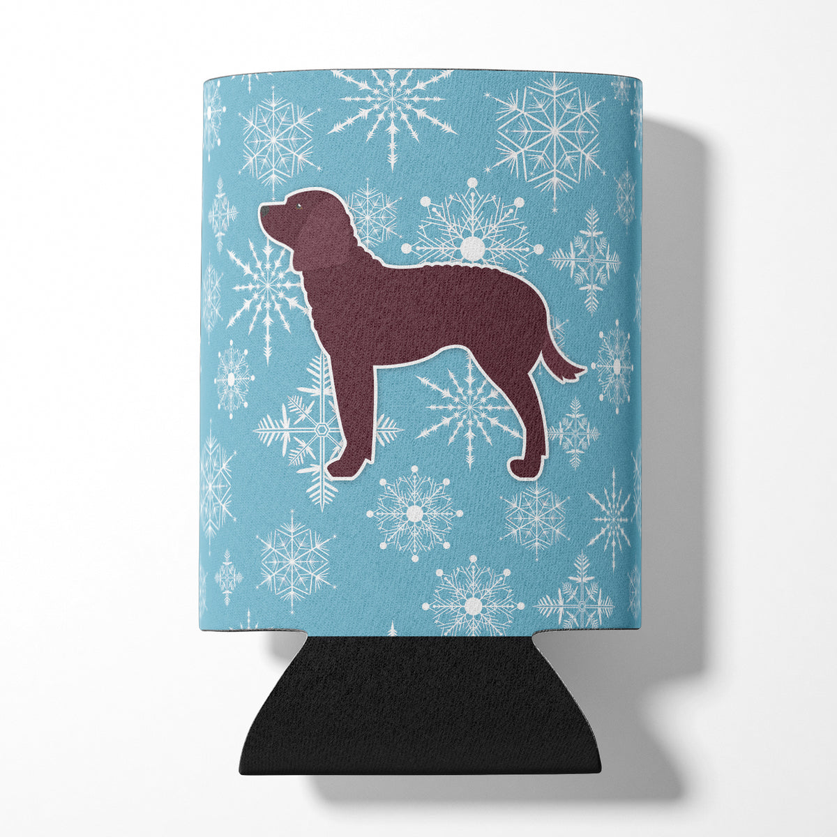 Winter Snowflake American Water Spaniel Can or Bottle Hugger BB3501CC  the-store.com.
