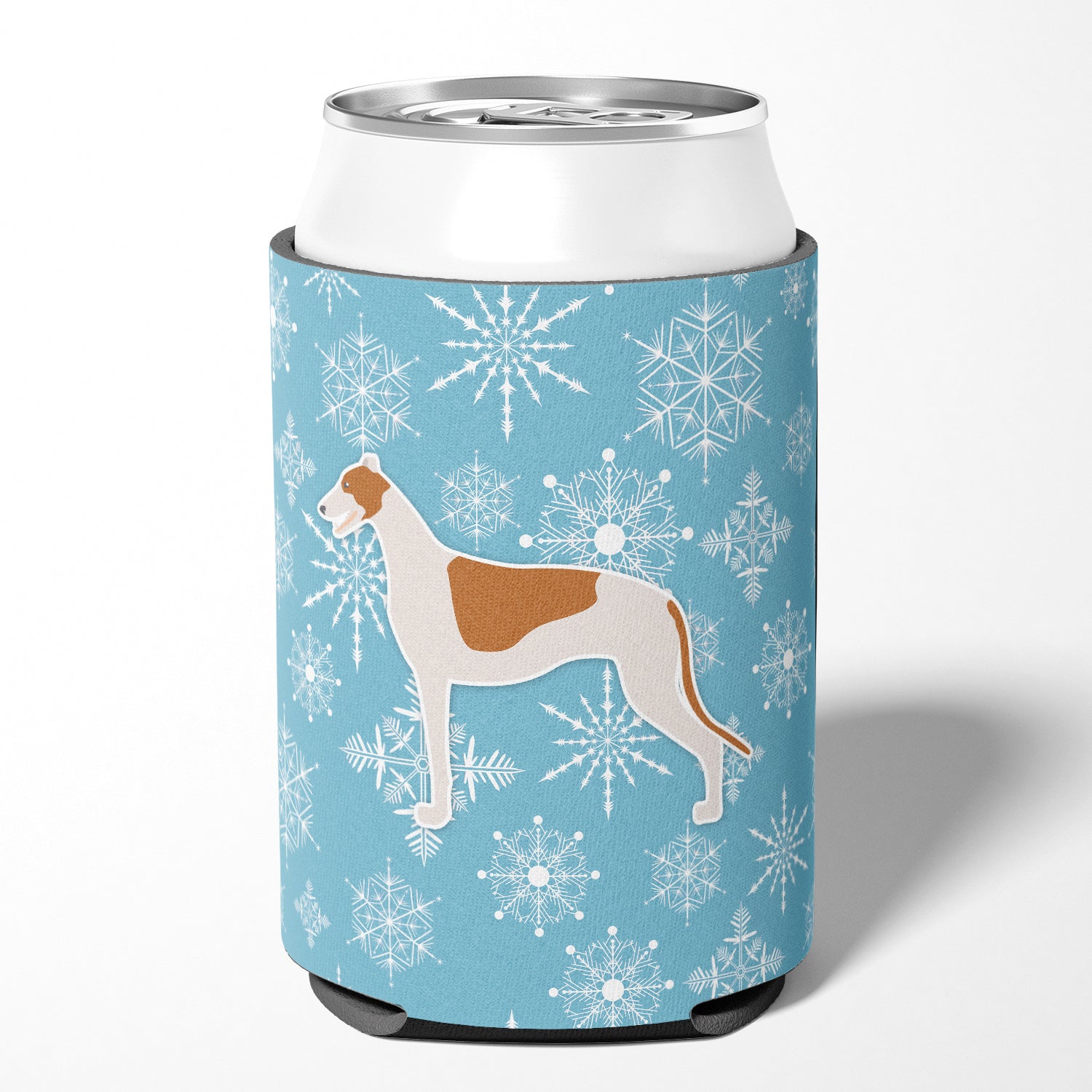 Winter Snowflake Greyhound Porte-canette ou porte-bouteille BB3505CC