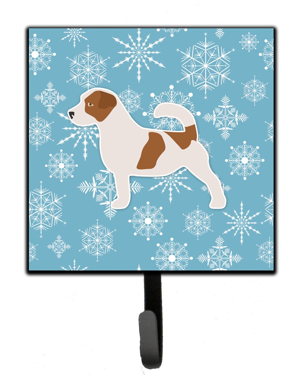 Winter Snowflake Jack Russell Terrier Leash or Key Holder BB3507SH4 by Caroline&#39;s Treasures