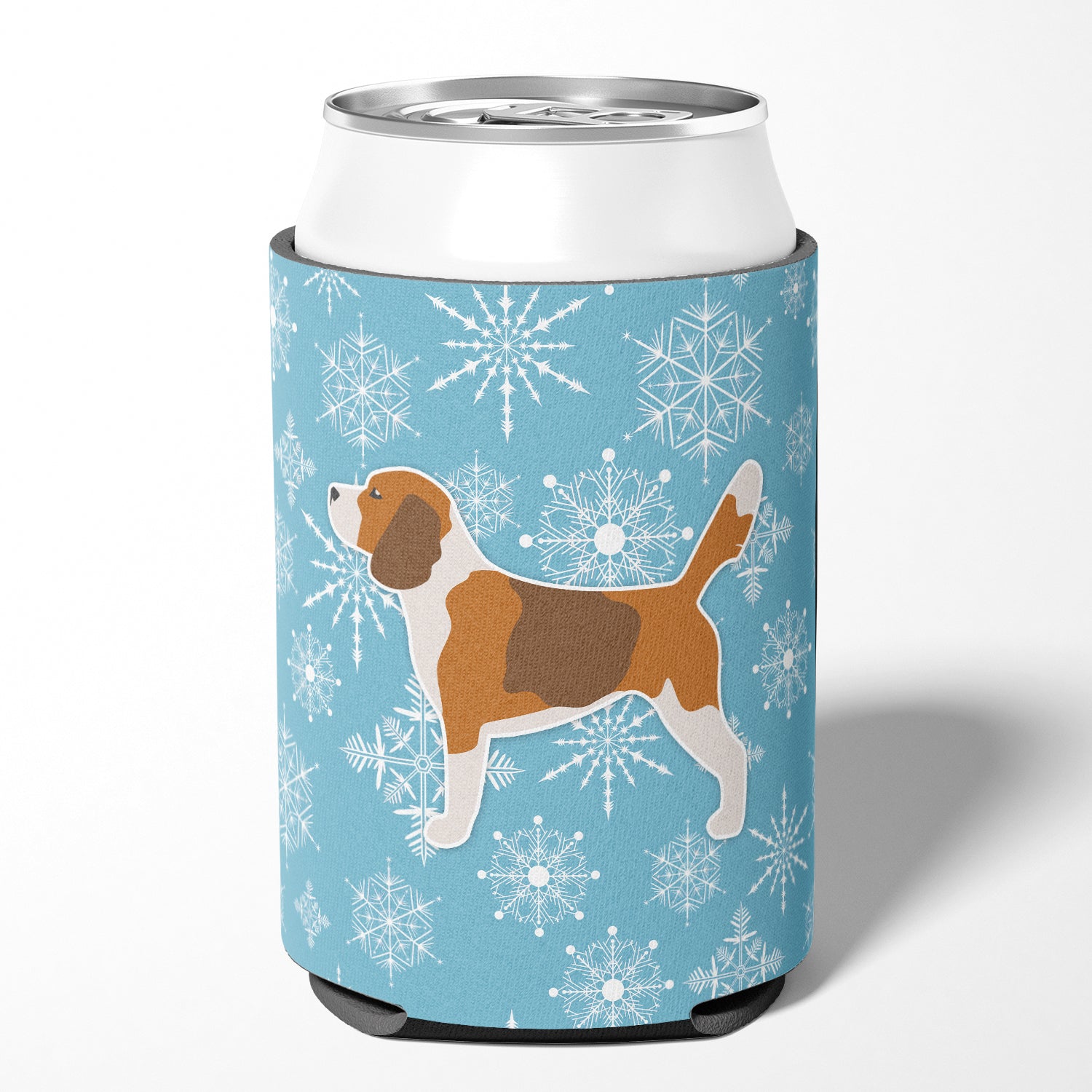 Winter Snowflake Beagle Can or Bottle Hugger BB3510CC  the-store.com.