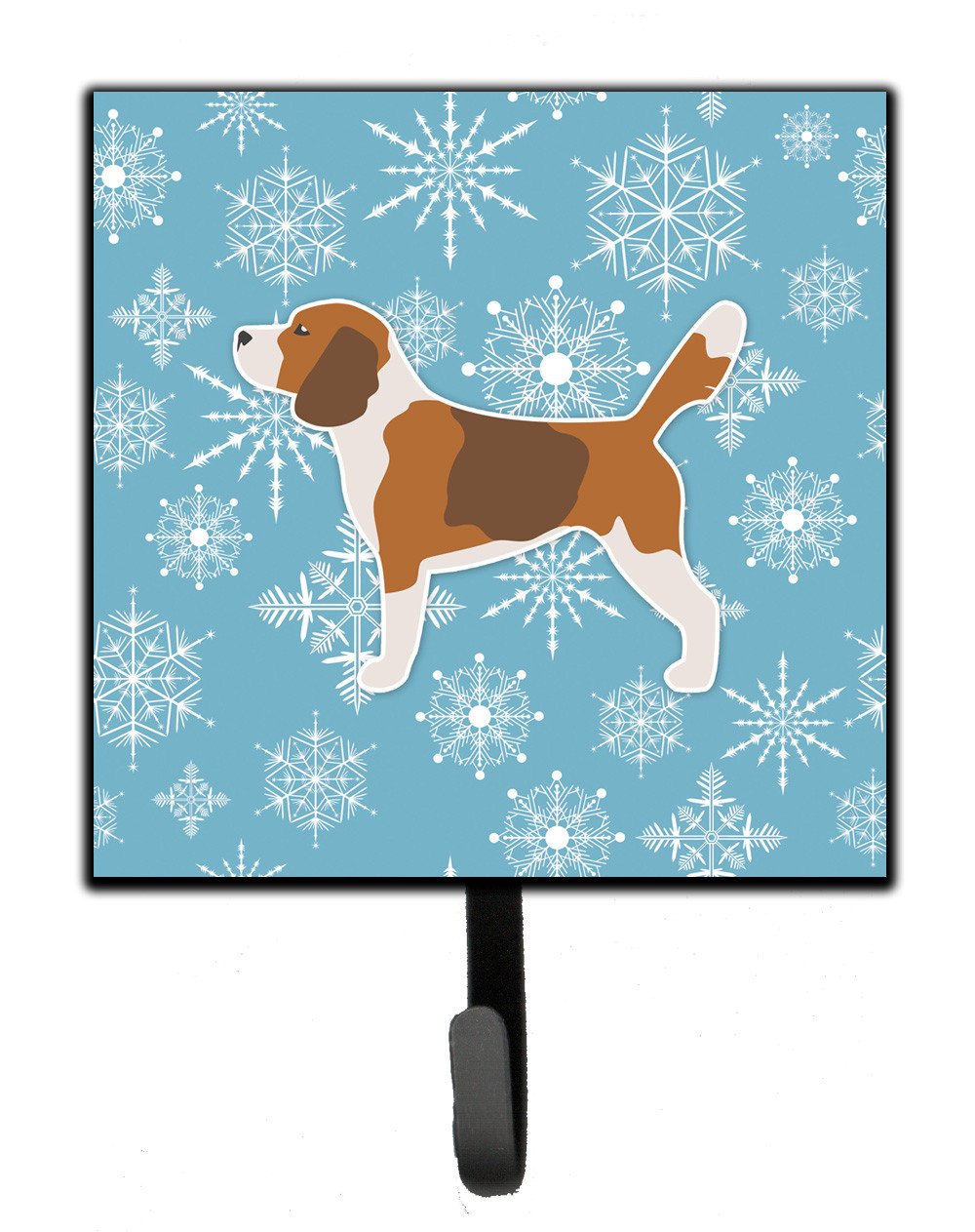 Winter Snowflake Beagle Leash or Key Holder BB3510SH4 by Caroline&#39;s Treasures