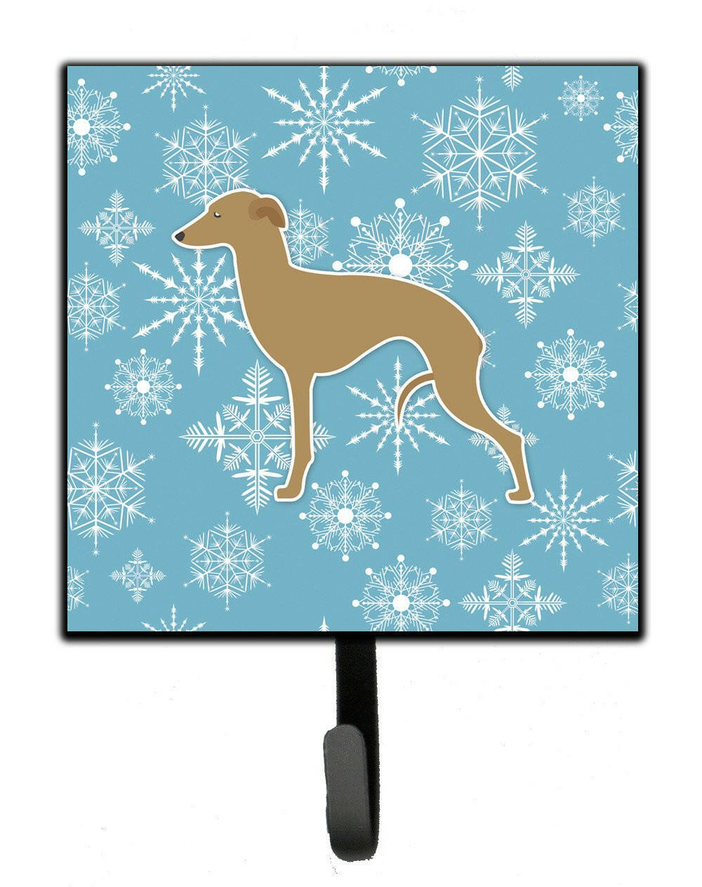 Winter Snowflake Italian Greyhound Leash or Key Holder BB3514SH4 by Caroline&#39;s Treasures