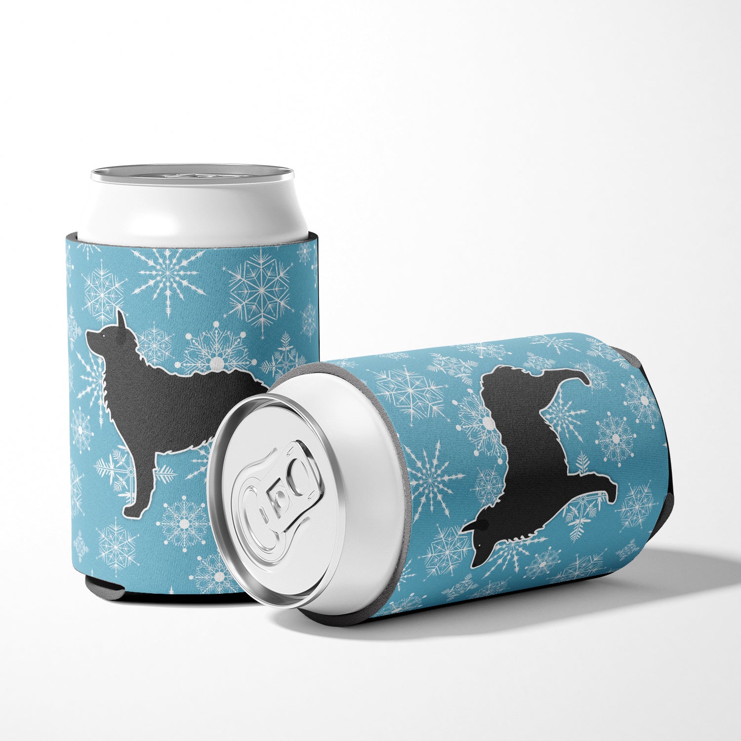 Winter Snowflake Croatian Sheepdog Can or Bottle Hugger BB3521CC