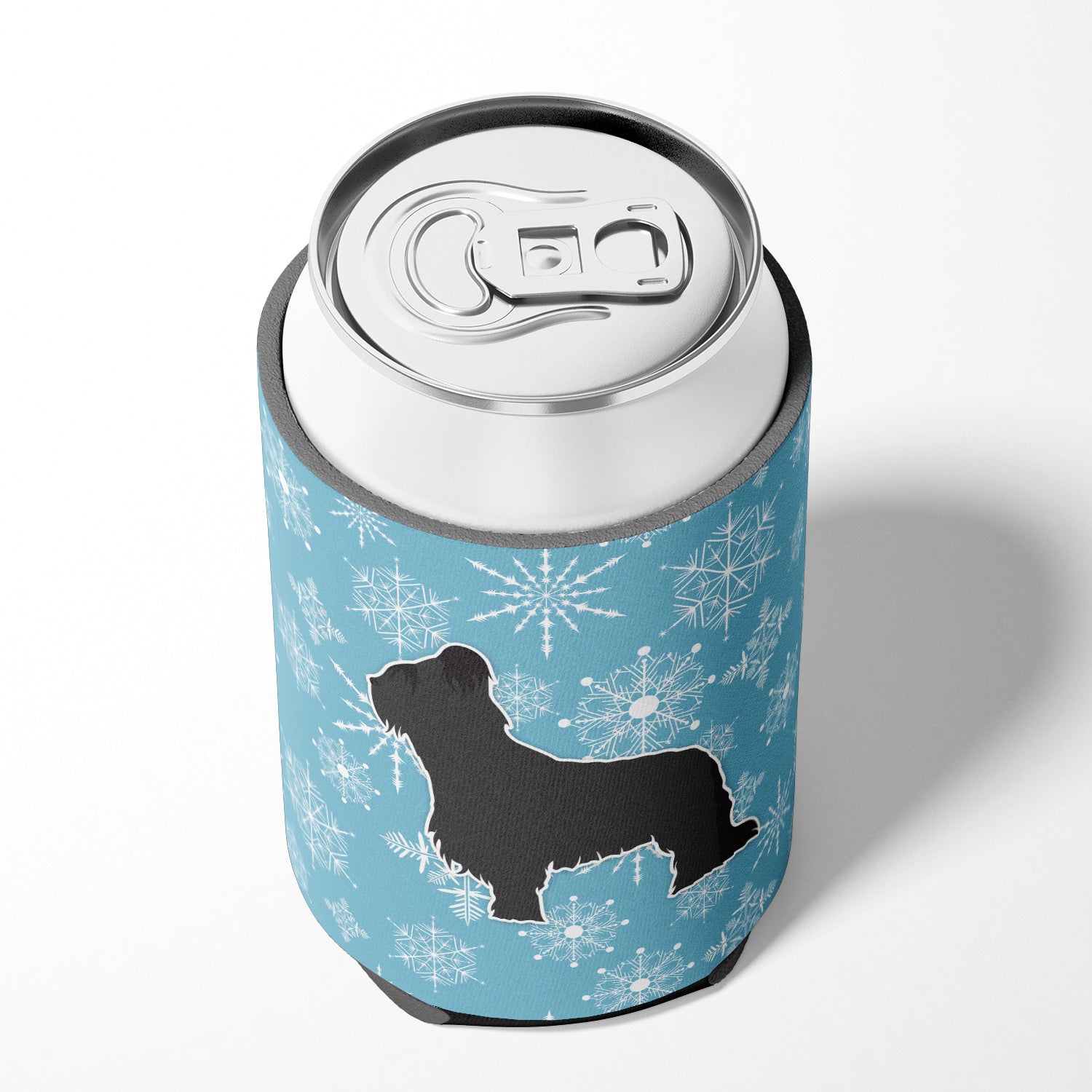 Winter Snowflake Briard Can or Bottle Hugger BB3526CC  the-store.com.