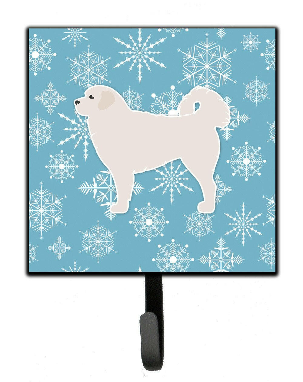 Winter Snowflake Polish Tatra Sheepdog Leash or Key Holder BB3527SH4 by Caroline&#39;s Treasures