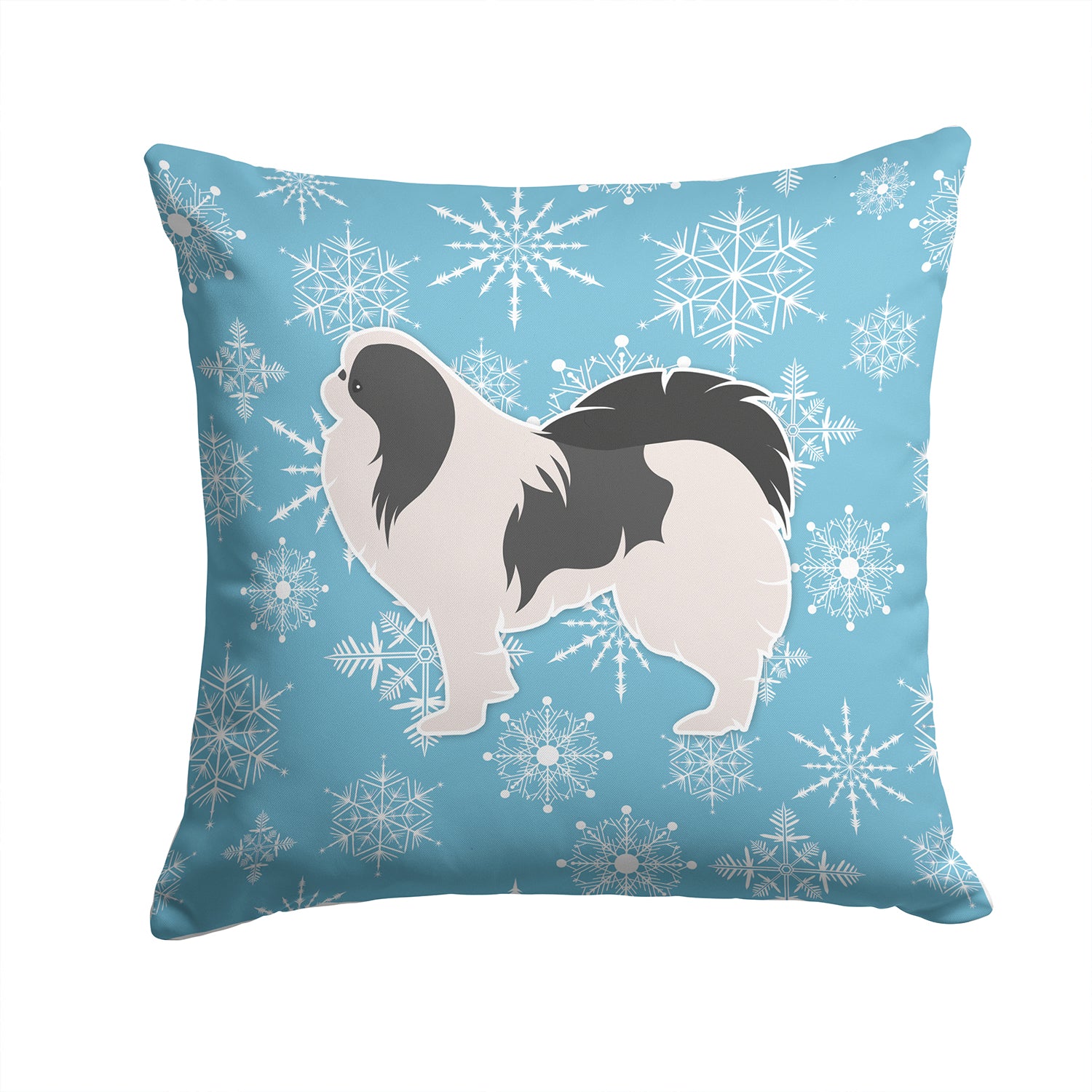 Winter Snowflake Japanese Chin Fabric Decorative Pillow BB3537PW1414 - the-store.com