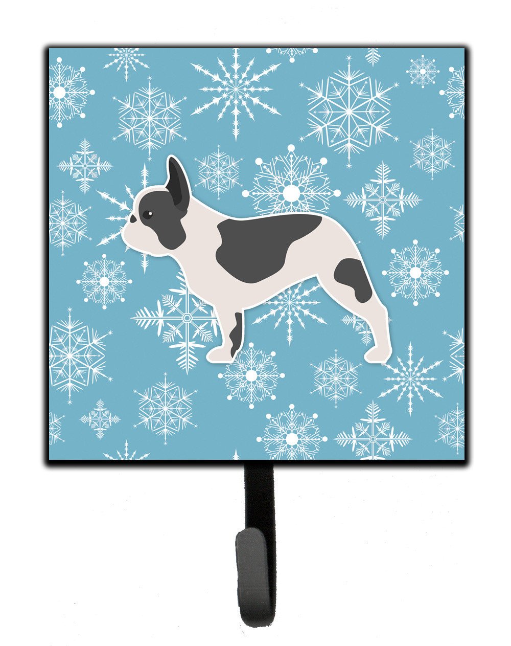 Winter Snowflake French Bulldog Leash or Key Holder BB3541SH4 by Caroline's Treasures
