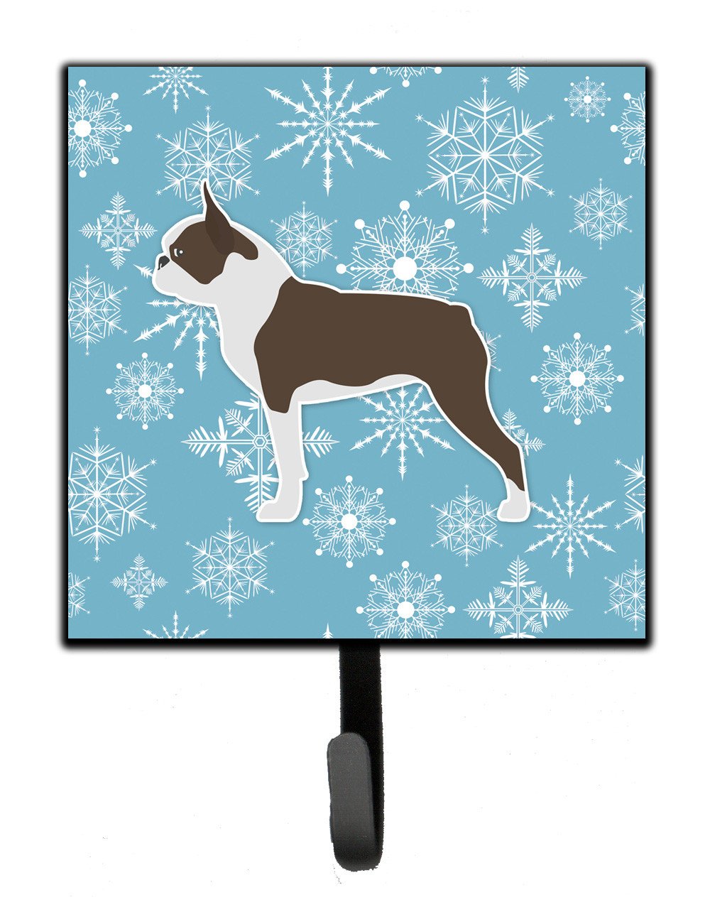 Winter Snowflake Boston Terrier Leash or Key Holder BB3544SH4 by Caroline's Treasures