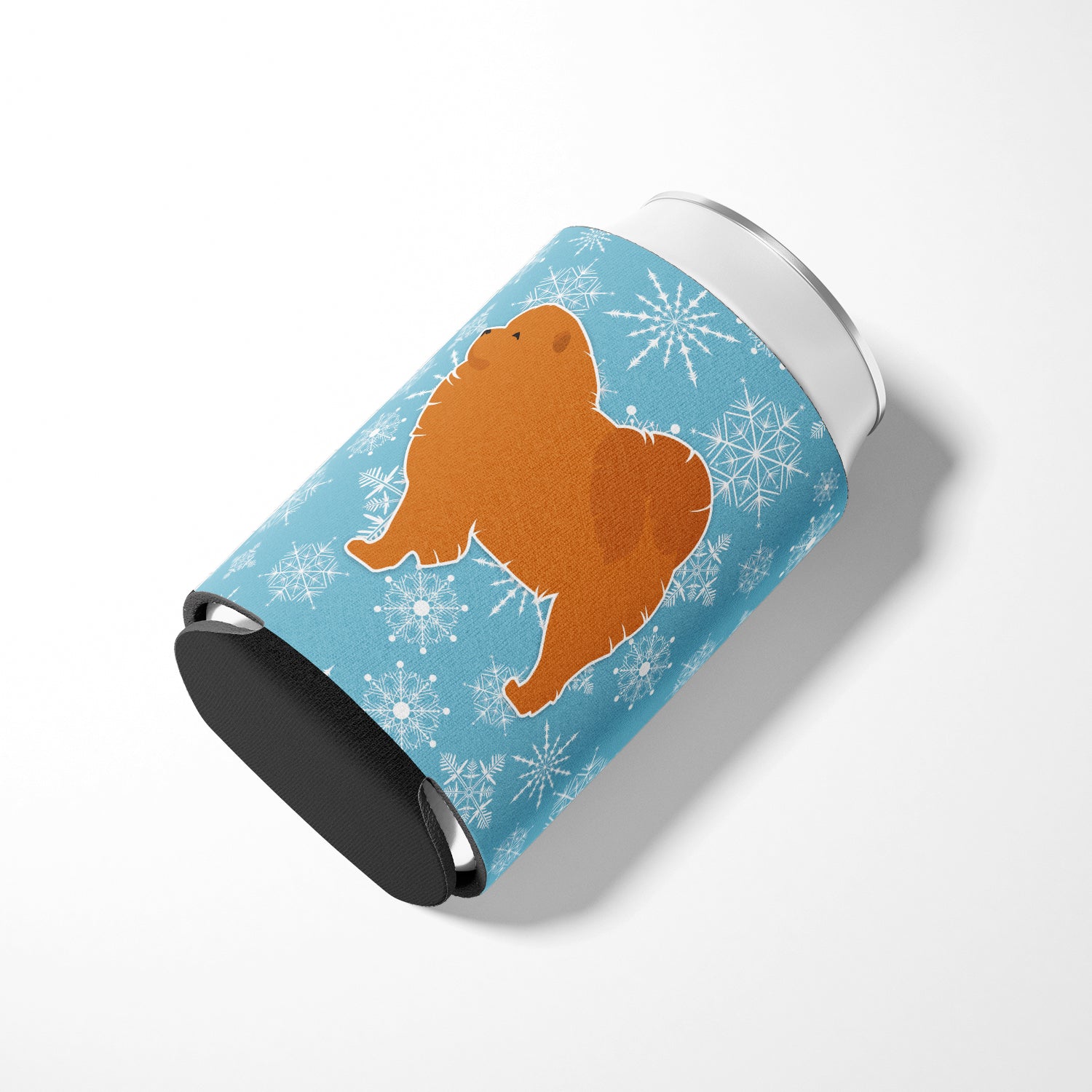 Winter Snowflake Chow Chow Can or Bottle Hugger BB3551CC  the-store.com.