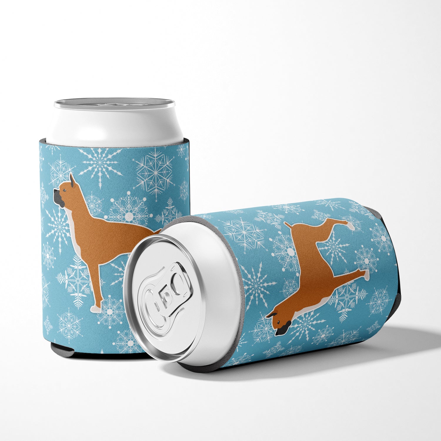 Winter Snowflake Boxer Can or Bottle Hugger BB3553CC  the-store.com.