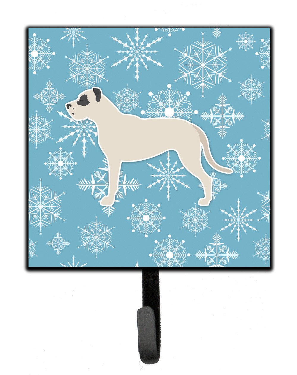 Winter Snowflake Dogo Argentino Leash or Key Holder BB3567SH4 by Caroline&#39;s Treasures
